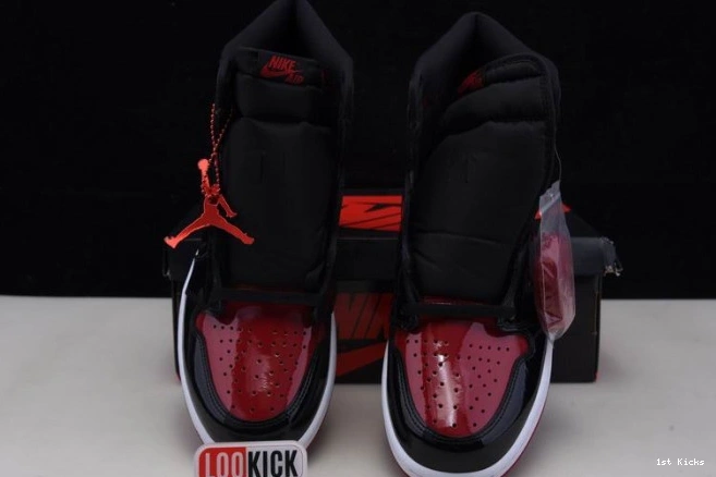555088-063 Patent Jordan Bred OG 1 Air High 0731